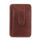 Otto Angelino Italian Top Grain Leather Minimalist Men Wallet, Slim, Credit Card Holder, Zippered Coin Slot, RFID Blocking