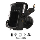 MegaGear Fujifilm X-E3 (23mm & 18-55mm) Ever Ready Top Grain Leather Camera Case and Strap