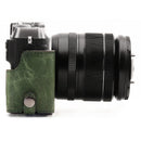 MegaGear Fujifilm X-E3 (23mm & 18-55mm) Ever Ready Top Grain Leather Camera Case and Strap