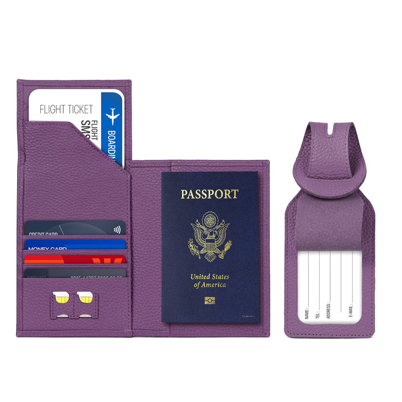 Otto Angelino Angelino Real Leather Passport Wallet, RFID Blocking MegaGear Store Otto Angelino Angelino Real Leather Passport Wallet, RFID Blocking MegaGear Store