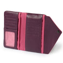 Otto Angelino Top Grain Leather Envelope Wallet with Phone Compatible Slots, RFID Blocking -Unisex