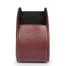 Londo Remote Control Holder with 5 Pockets, Store DVD, Blu-Ray, TV, Roku or Apple TV Remotes, Italian Top Grain Leather with Suede Lining