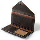 Otto Angelino Top Grain Leather Envelope Wallet with Phone Compatible Slots, RFID Blocking -Unisex