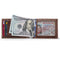 Otto Angelino Top Grain Leather Wallet with Money Clip, RFID Blocking, Unisex