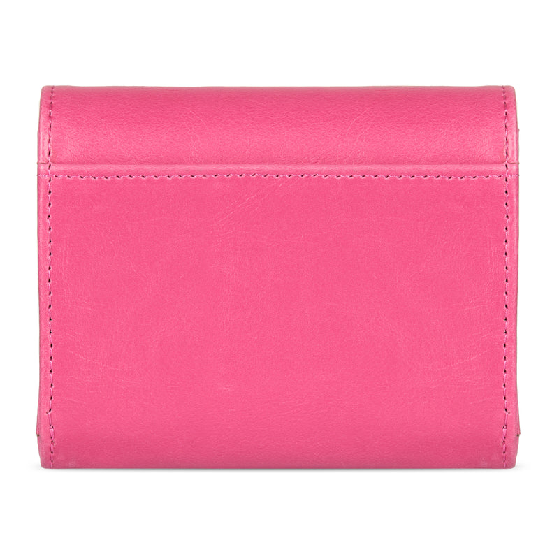 Otto Angelino Leather Coin and Credit Card Organizer, RFID Blocking, Unisex