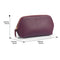 Londo Top Grain Leather Makeup Bag Cosmetic Pouch Travel Organizer Toiletry Clutch