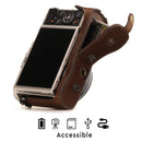 MegaGear Olympus PEN E-PL10, PEN E-PL9 (14-42mm) Ever Ready Leather Camera Case and Strap