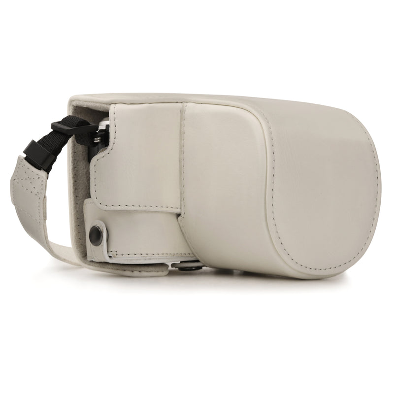 MegaGear Olympus PEN E-PL10, PEN E-PL9 (14-42mm) Ever Ready Leather Camera Case and Strap