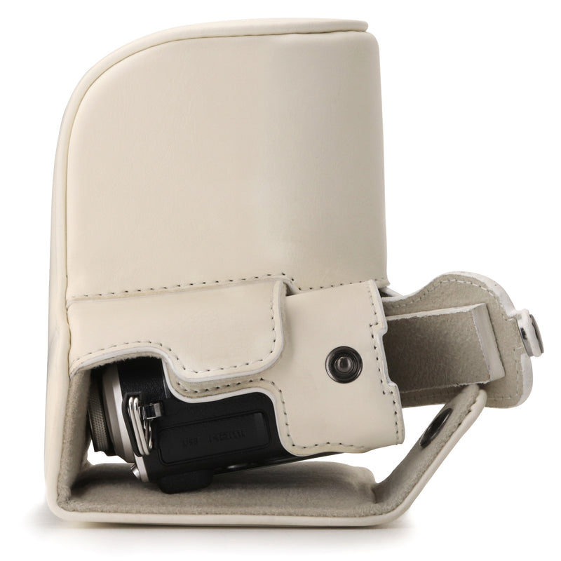MegaGear Olympus PEN E-PL10, PEN E-PL9 (14-42mm) Ever Ready Leather Camera Case and Strap