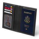 Otto Angelino Slim Passport Wallet with RFID Blocking, Leather Passport and Card Holder, Unisex Design Travel Wallets