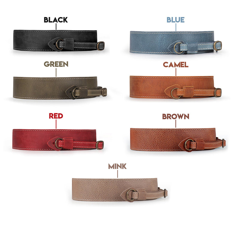 MegaGear Sierra Top Grain Leather Shoulder or Neck Strap for All Cameras
