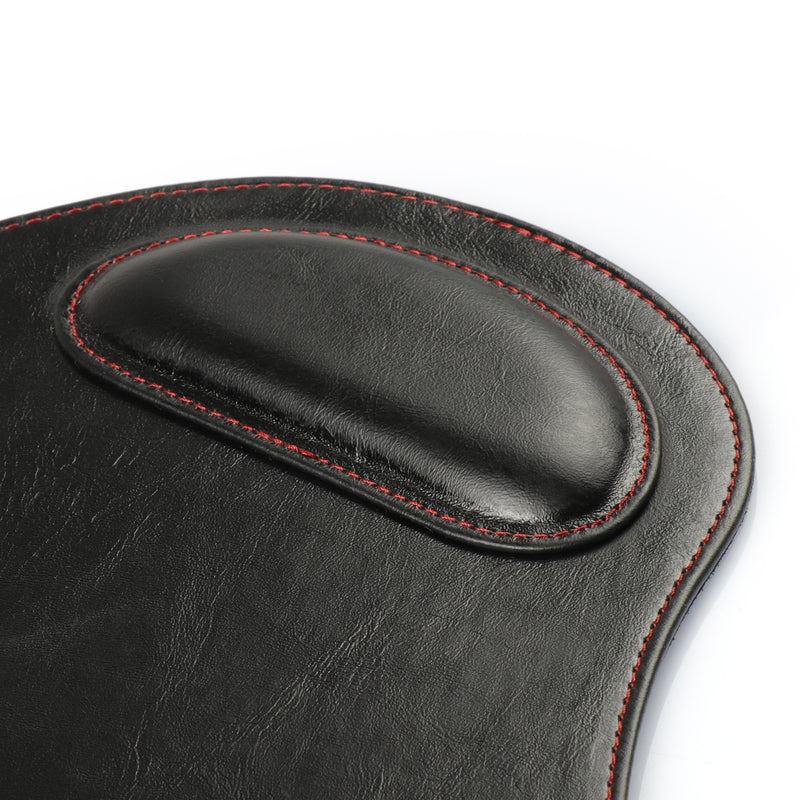 Londo Leather Oval Mouse Pad with Wrist Rest
