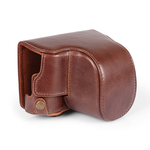 MegaGear Leica D-Lux 7 Ever Ready Top Grain Leather Camera Case and Strap