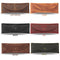 Londo Top Grain Leather Pen Case with Metal Snap Fastener, Pencil Pouch Stationery Bag