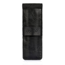 Londo Top Grain Leather Pen and Pencil Case with Tuck in Flap