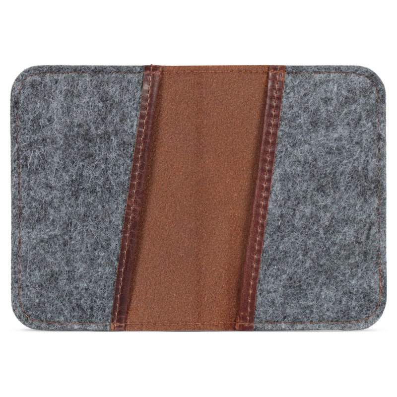 Otto Angelino Top Grain Leather Minimalist Wallet, Bank Cards, Money, Driver's License