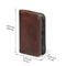 Otto Angelino Top Grain Leather Minimalist Wallet, Bank Cards, Money, Driver's License