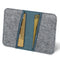 Otto Angelino Top Grain Leather Minimalist Wallet, Bank Cards, Money, Driver's License