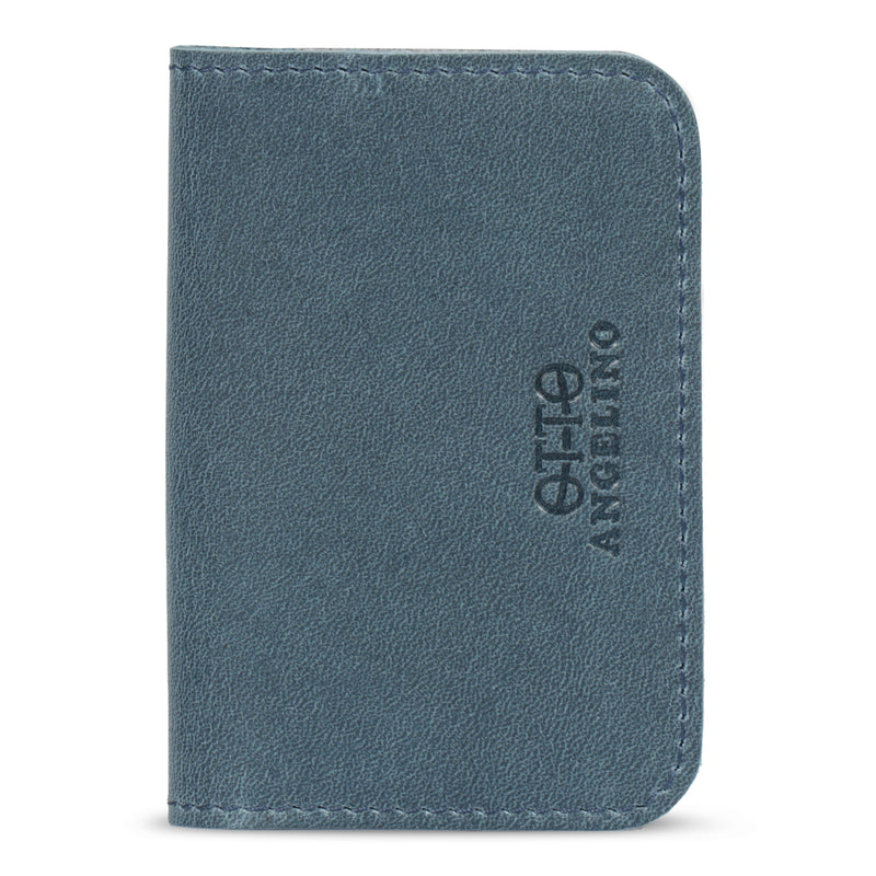 Otto Angelino Top Grain Leather Minimalist Wallet, Bank Cards, Money, Driver's License