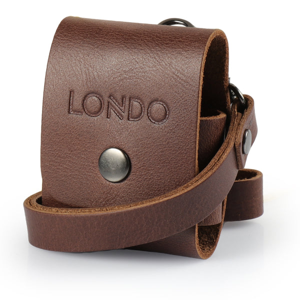 Londo Top Grain Leather Case Compatible with Apple Airpods