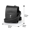 Londo Top Grain Leather Case Compatible with Apple Airpods