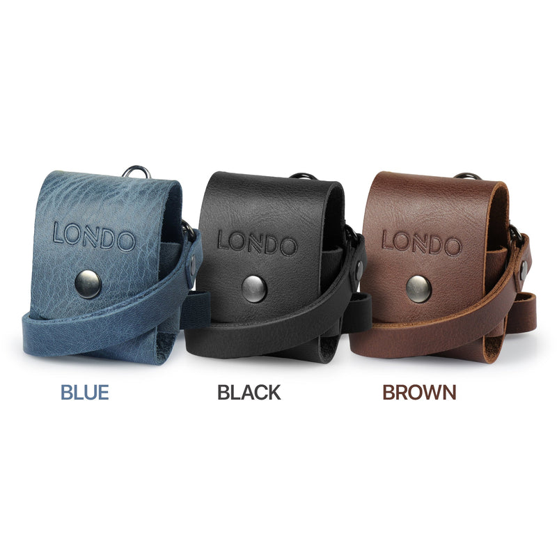 Londo Top Grain Leather Case Compatible with Apple Airpods