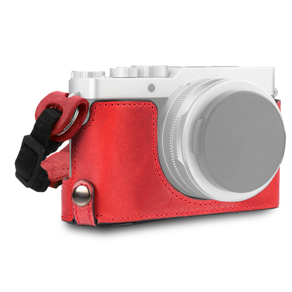 MegaGear Leica D-Lux 7 Ever Ready Top Grain Leather Camera Half Case