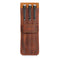 Londo Top Grain Leather Pen and Pencil Case with Tuck in Flap