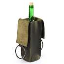 Londo Top Grain Leather Wine Bottle Holder and Carrier