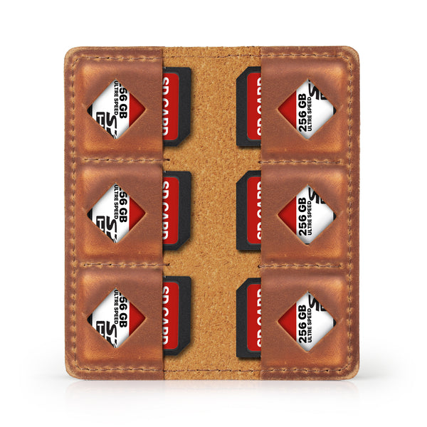 MegaGear Leather SD Card Holder
