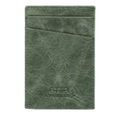 Otto Angelino Top Grain Leather Minimalist Wallet Bank Cards, Money, Driver's License, Unisex