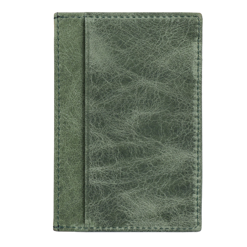 Otto Angelino Top Grain Leather Minimalist Wallet Bank Cards, Money, Driver's License, Unisex