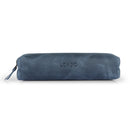 Londo Top Grain Leather Zipper Pen, Pencil and Cosmetic Case