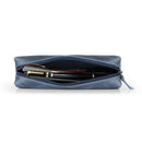 Londo Top Grain Leather Zipper Pen, Pencil and Cosmetic Case