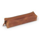 Londo Top Grain Leather Zipper Pen, Pencil and Cosmetic Case