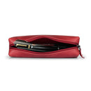 Londo Top Grain Leather Zipper Pen, Pencil and Cosmetic Case