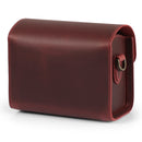 MegaGear Pebble Top Grain Leather Camera Messenger Bag for Mirrorless, Instant and DSLR Cameras