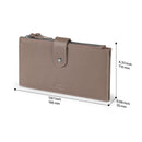 Otto Angelino Top Grain Leather 2 Compartment Bifold Wallet with Phone Compatible Slots, RFID Blocking