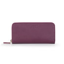 Otto Angelino Leather Zippered Clutch with Phone Compatible Slots