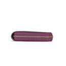 Otto Angelino Leather Zippered Clutch with Phone Compatible Slots