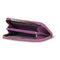 Otto Angelino Leather Zippered Clutch with Phone Compatible Slots