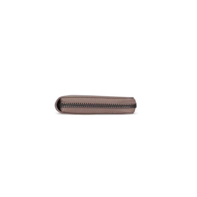 Otto Angelino Leather Zippered Clutch with Phone Compatible Slots