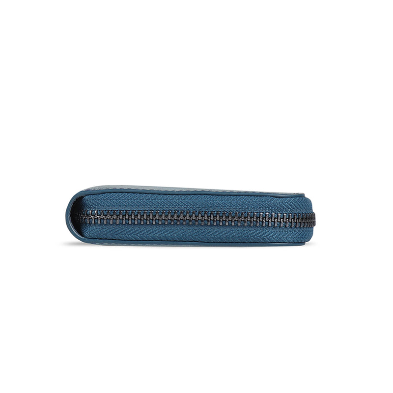 Otto Angelino Leather Zippered Clutch with Phone Compatible Slots