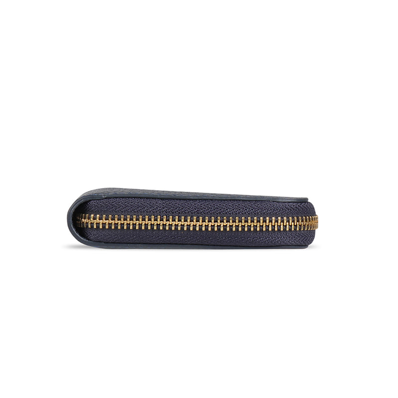 Otto Angelino Leather Zippered Clutch with Phone Compatible Slots