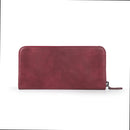 Otto Angelino Leather Zippered Clutch with Phone Compatible Slots