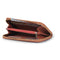 Otto Angelino Leather Zippered Clutch with Phone Compatible Slots