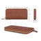 Otto Angelino Leather Zippered Clutch with Phone Compatible Slots
