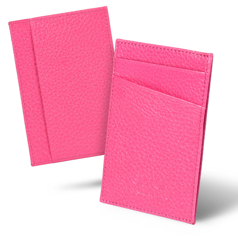 Otto Angelino Top Grain Leather Minimalist Wallet Bank Cards, Money, Driver's License, Unisex