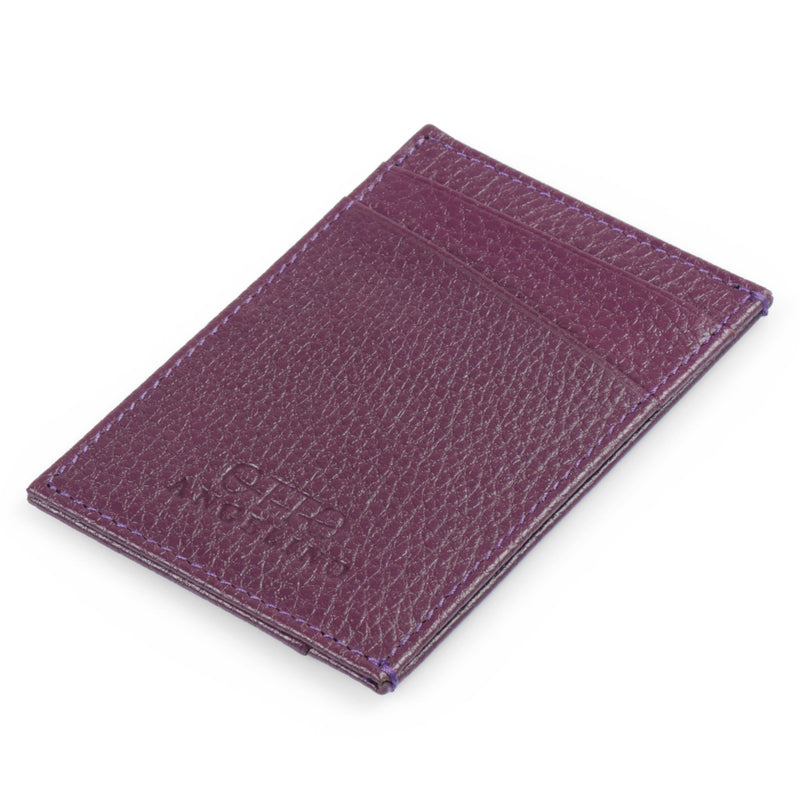 Otto Angelino Top Grain Leather Minimalist Wallet Bank Cards, Money, Driver's License, Unisex