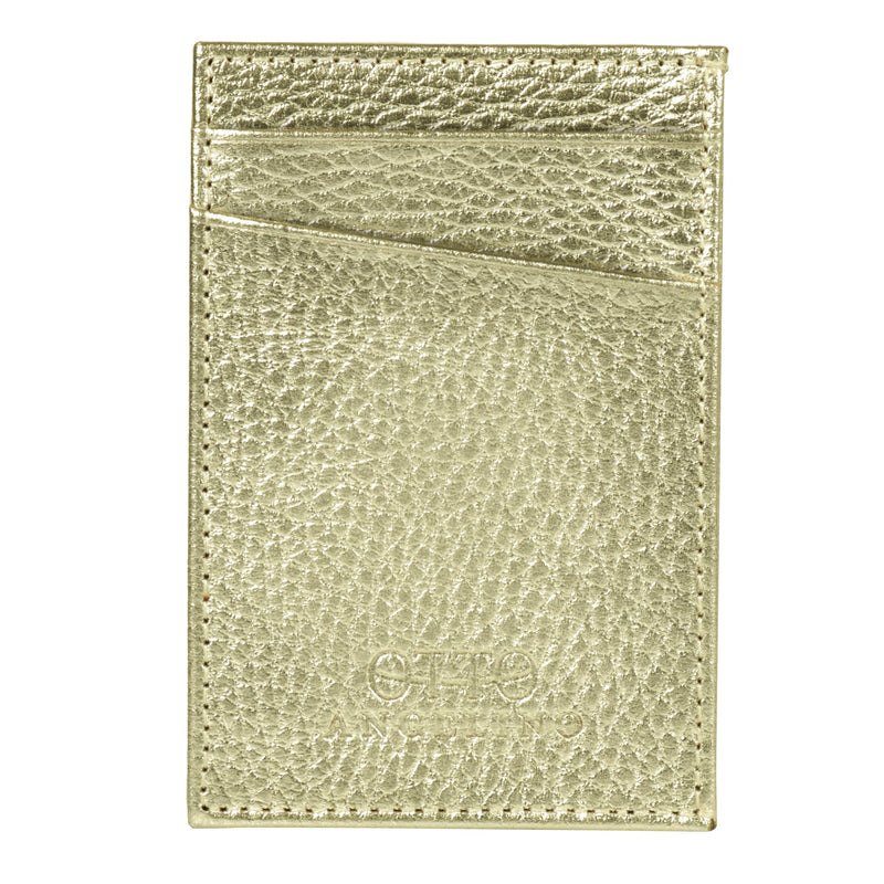 Otto Angelino Top Grain Leather Minimalist Wallet Bank Cards, Money, Driver's License, Unisex